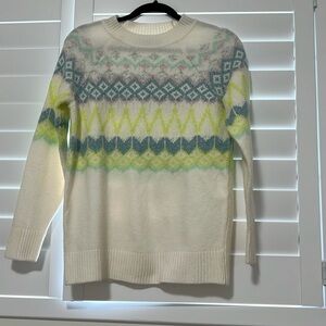 LOFT cream sweater size medium-NWT